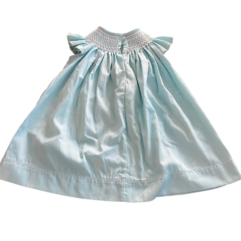 Sweet Dreams Pearl Mint Green Sweet Gorgeous Smocked Dress 2T